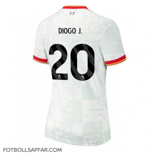 Liverpool Diogo Jota #20 Tredjeställ Dam 2024-25 Kortärmad